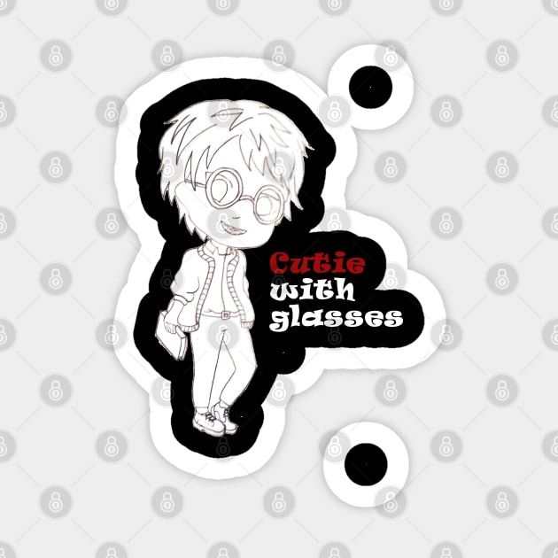 cute with glasses Sticker by loulousworld